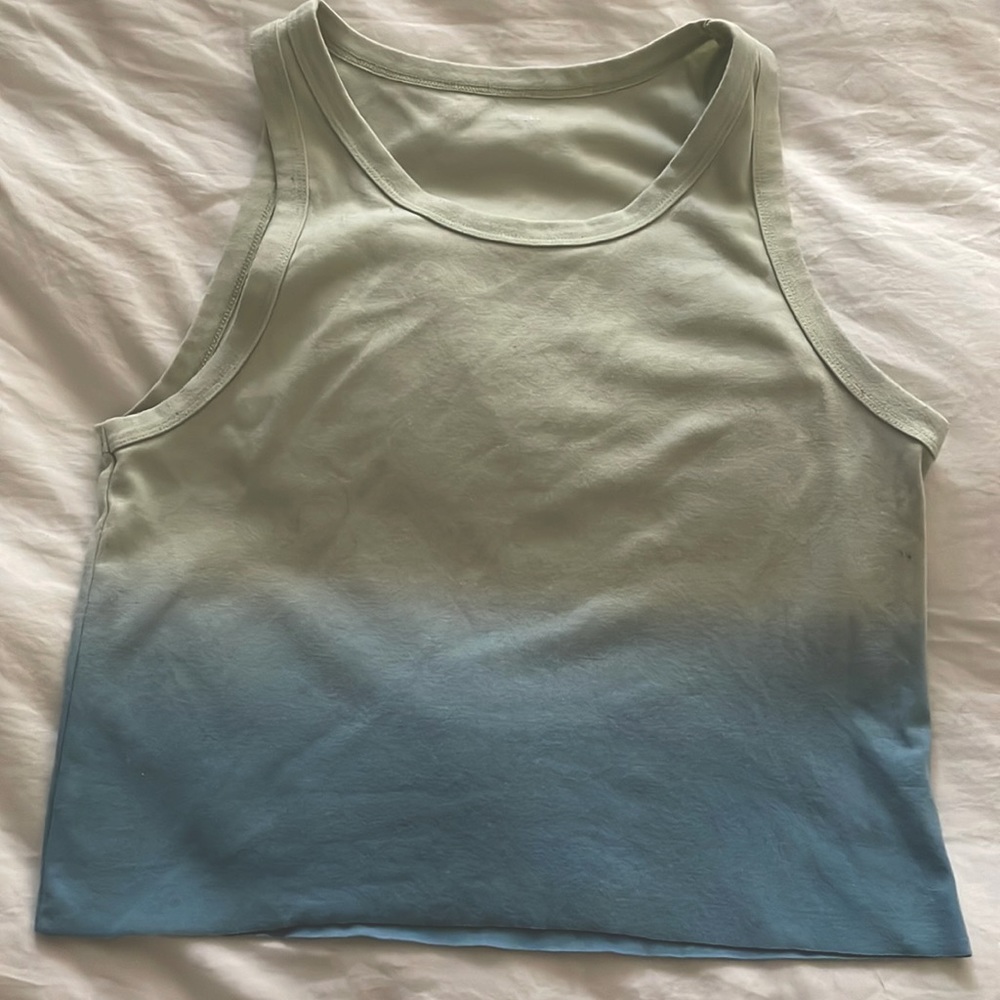 American Eagle / Crop top / blue & green